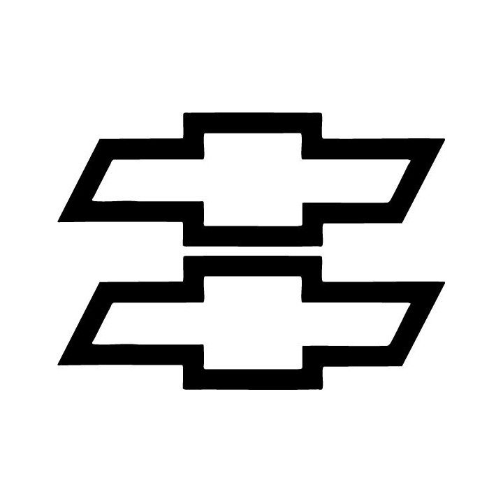 Buy Chevrolet Logo 2 Decal Sticker 1 Online
