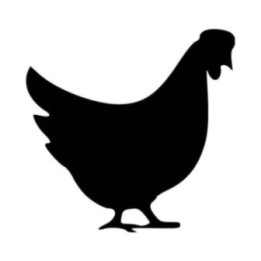 Chicken Stickers – Hen Silhouette Farm Decals (2-Pack)