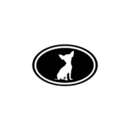 Buy Chihuahua Oval Dog Breed Euro Cute Puppy Vinyl Decal Sticker Online