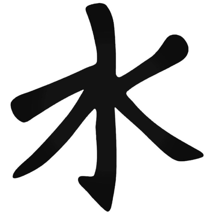 Chinese Character Kanji Stickers – Philosophy Decals (2-Pack)