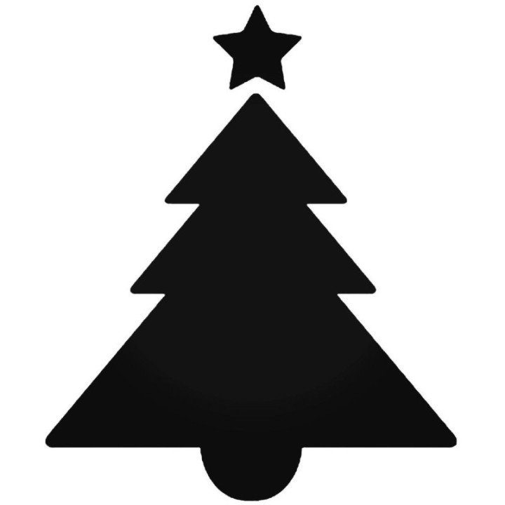 Christmas Tree Stickers – Xmas Star Topper Decals (2-Pack)