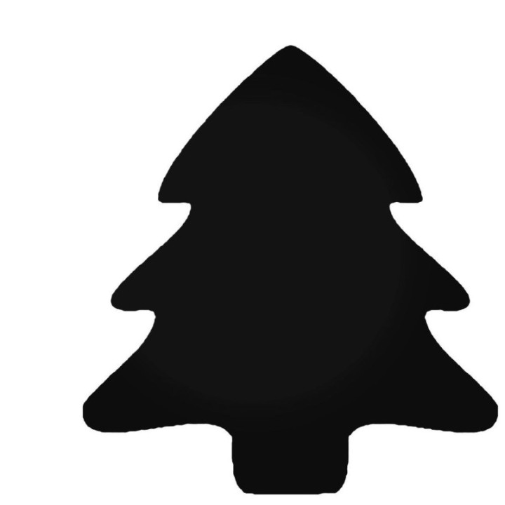 Christmas Tree Stickers – Xmas Silhouette Decals (2-Pack)