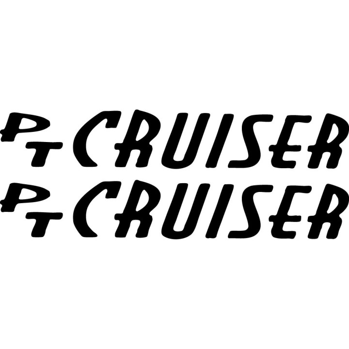 Chrysler PT Cruiser Stickers – Retro Car Vinyl Decals (2-Pack)