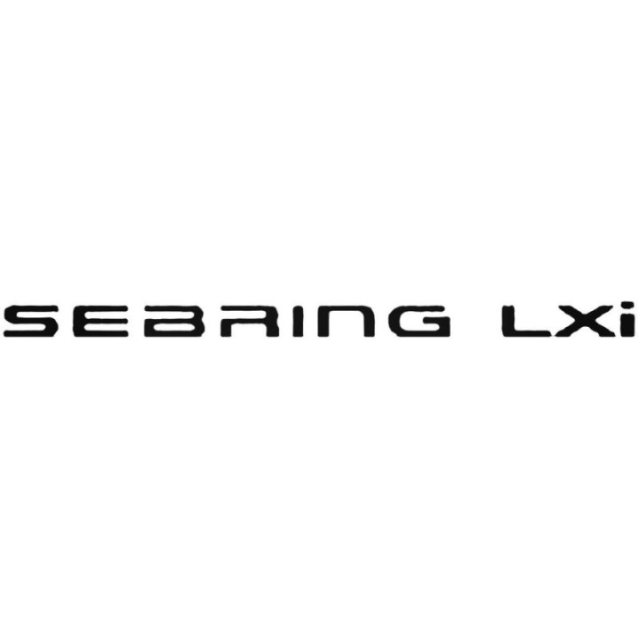 Buy Chrysler Sebring Lxi Decal Sticker Online