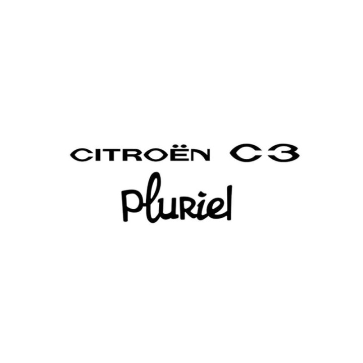 Buy Citroen C3 Pluriel Vinyl Decal Sticker Online