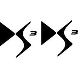 Citroën DS3 Stickers - Sport Hatchback Vinyl Decals (2-Pack)