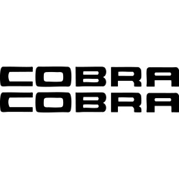 Cobra Graphic Stickers – Shelby Muscle Car Decals (2-Pack)