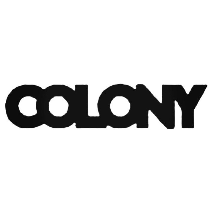 Buy Colony Bikes Text Decal Sticker Online