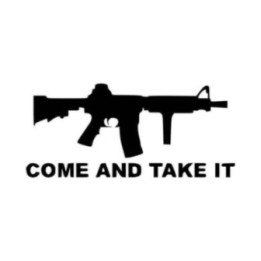 Come and Take It Stickers – Molon Labe AR-15 Decals (2-Pack)