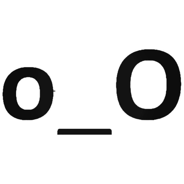 o_O Confused Face Stickers – Emoticon Meme Decals (2-Pack)