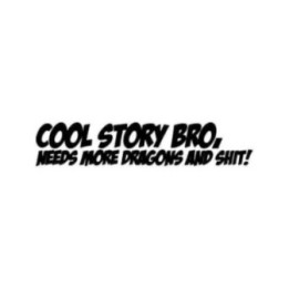 Cool Story Bro Needs More Dragons Stickers (2-Pack)