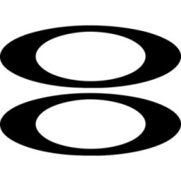 Oakley Ellipse Logo Stickers – Sports Decals (2-Pack)
