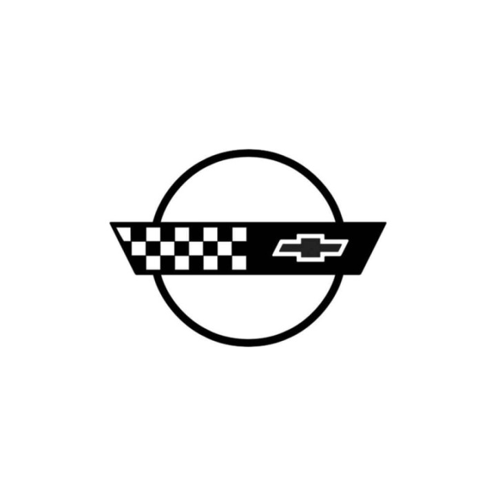 Buy Corvette Old Logo Vinyl Decal Sticker Online