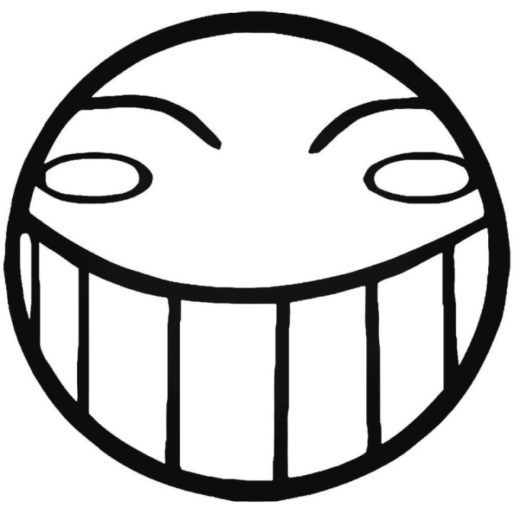 Cowboy Bebop Ed Smile Stickers – Anime Decals (2-Pack)