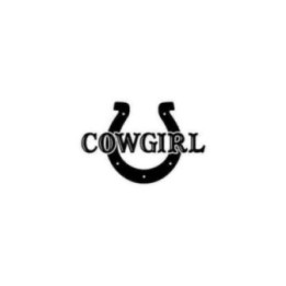 Cowgirl Horseshoe Stickers – Western Equestrian Decals (2-Pack)