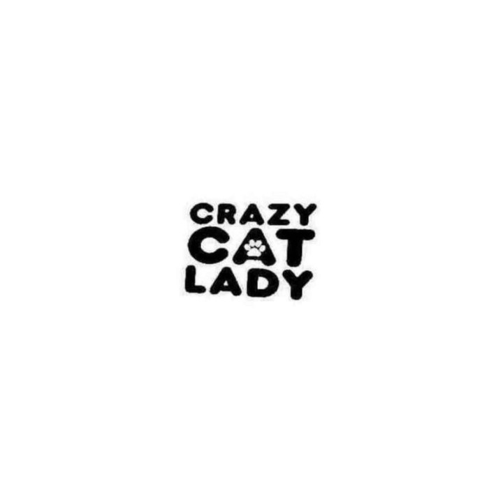 Buy Crazy Cat Lady Decal Sticker Online