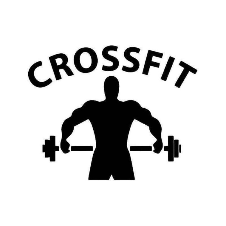 CrossFit Stickers – WOD Gym Training Decals (2-Pack)