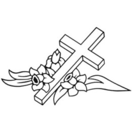 Christian Cross Floral Stickers – Faith Decals (2-Pack)