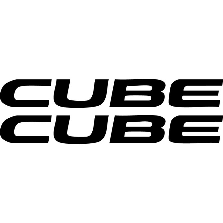 Cube Bikes Stickers – MTB Road Gravel E-Bike Decals (2-Pack)