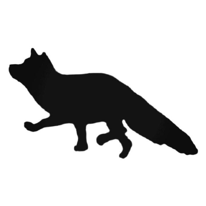Buy Cute Fox Running Decal Sticker Online