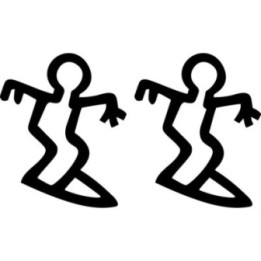 Da Hui Stickers – North Shore Hawaii Surf Culture Decals (2-Pack)