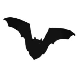 Buy Dark Flying Bat Decal Sticker Online