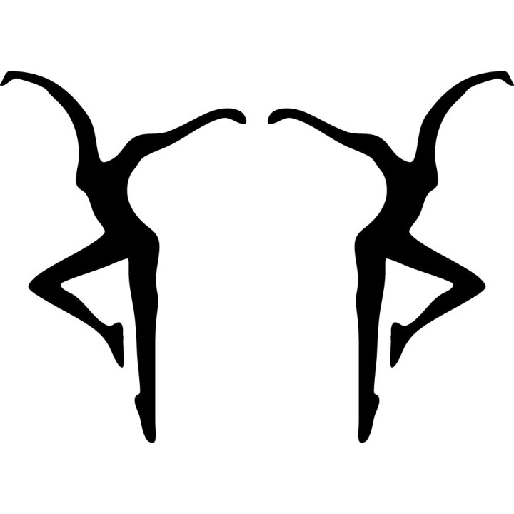 Dave Matthews Band Stickers – DMB Fire Dancer Decals (2-Pack)