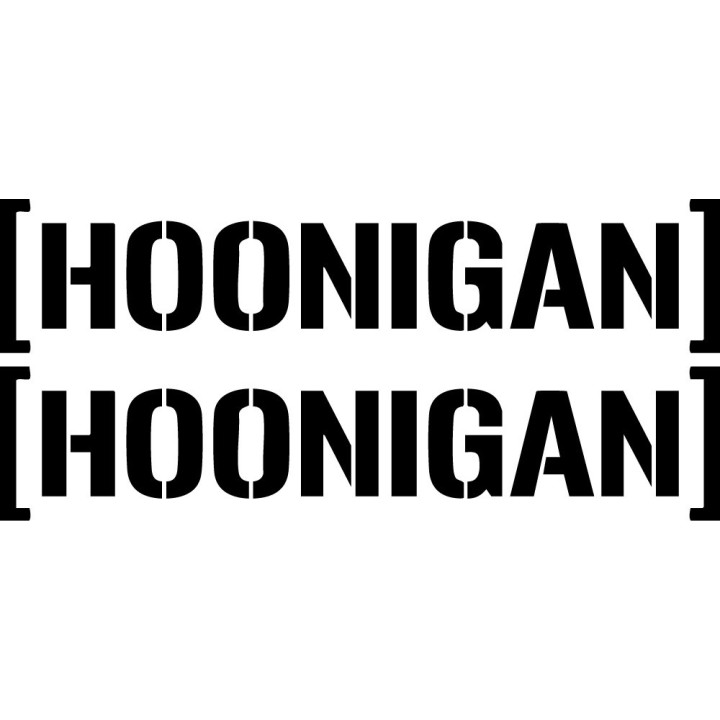 Ken Block Hoonigan DC Stickers – Gymkhana Rally Decals (2-Pack) | DecalsHouse