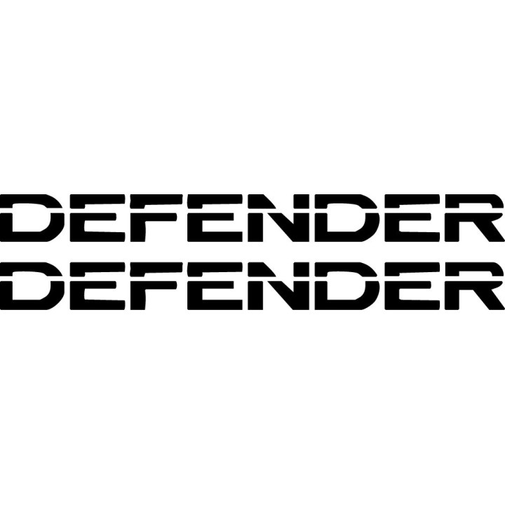 Land Rover Defender Wordmark Stickers – 90 110 Decals (2-Pack)