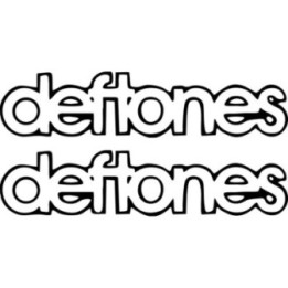 Deftones Stickers – White Pony Around the Fur Decals (2-Pack)