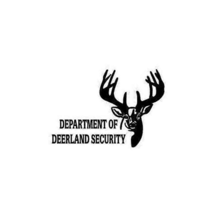 Buy Department Of Deerland Security Decal Sticker Online