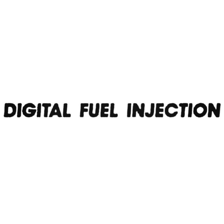 Buy Digital Fuel Injection Decal Sticker Online