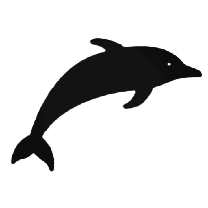 Dolphin Jumping Stickers – Ocean Wildlife Decals (2-Pack)