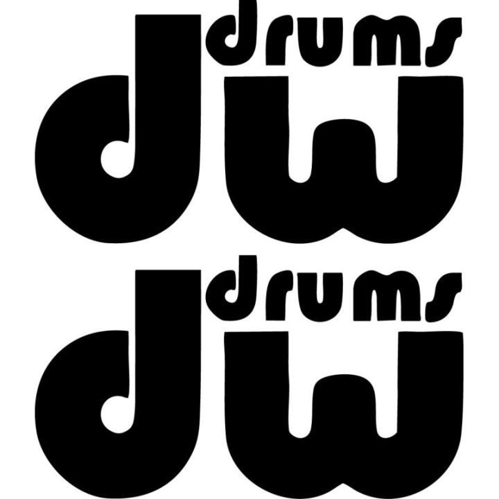 DW Drums Stickers – Drum Workshop Decals (2-Pack)