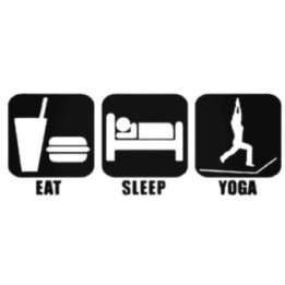 Eat Sleep Yoga Stickers – Yoga Decals (2-Pack)