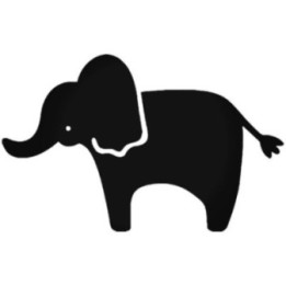 Buy E Elephant Sticker Online