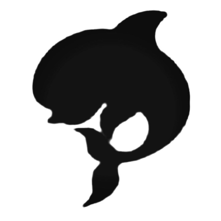 Dolphin Stickers – Jumping Silhouette Ocean Decals (2-Pack)
