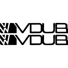 VW Euro Style Stickers – Golf Polo Passat Stance Decals (2-Pack)