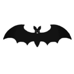 Spooky Bat Stickers – Halloween Bat Silhouette (2-Pack)