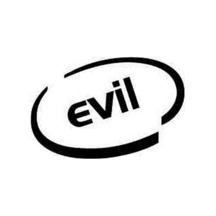 Buy Evil Oval Decal Sticker Online