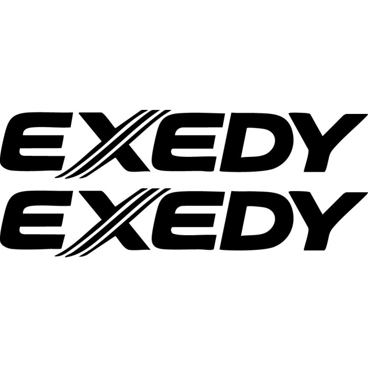 Exedy Racing Clutch Stickers – JDM Drift Performance Vinyl Decals (2-Pack)