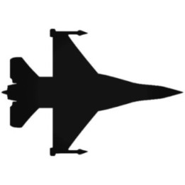 Buy F 16 Fighting Falcon Fighter Jet 2 Sticker Online
