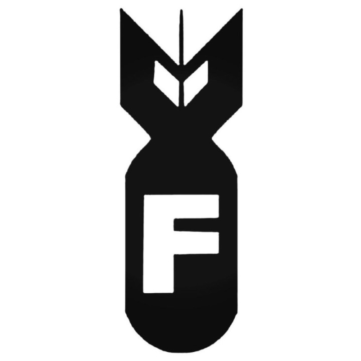 Buy F Bomb Nuke Jdm Japanese 2 Decal Sticker Online