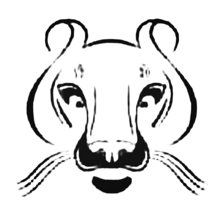 Buy Female Lion Face Decal Sticker Online