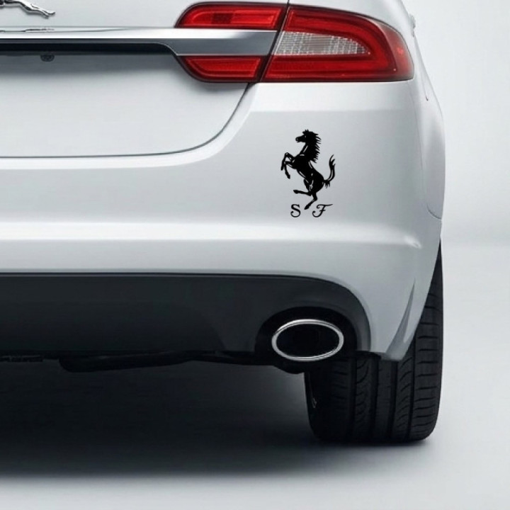 Ferrari SF Logo Stickers – Scuderia Ferrari F1 Decals (2-Pack)