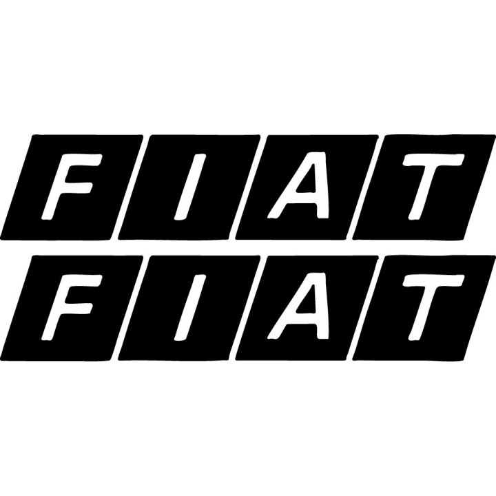 Fiat Stickers – 500 Abarth Punto Panda Tipo Decals (2-Pack)