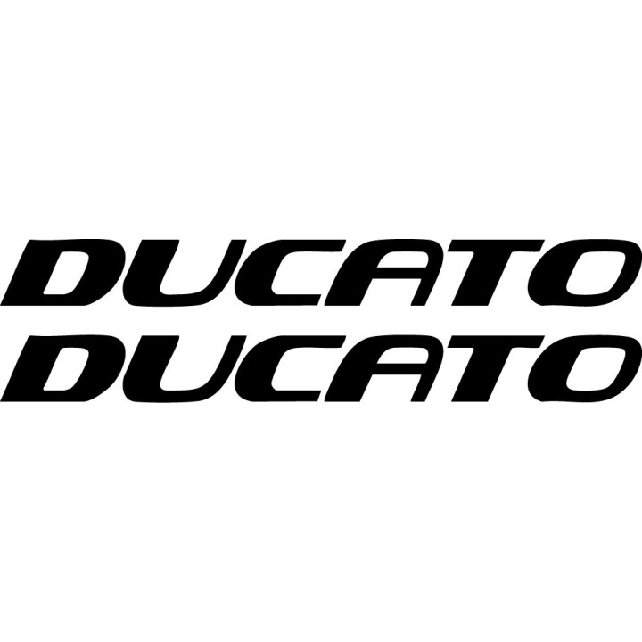 Fiat Ducato Stickers – Campervan Motorhome Fleet Van Decals (2-Pack)