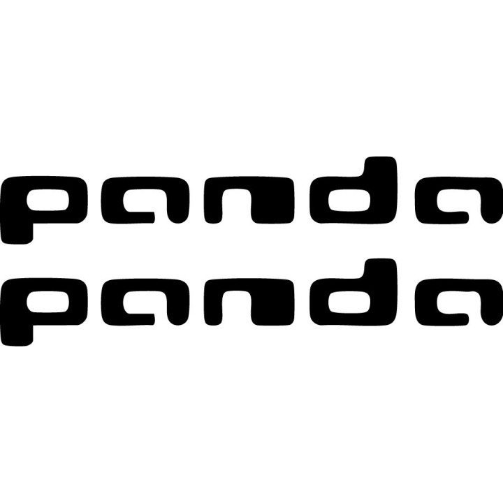 Fiat Panda Aftermarket Stickers – Compact 4x4 Car Decals (2-Pack)
