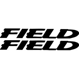 Field Logo Stickers – Car Bumper Vinyl Decals (2-Pack)