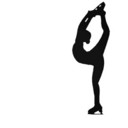 Figure Skater Stickers – Ice Skating Decals (2-Pack)